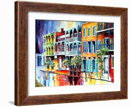 Rain in Old New Orleans-Diane Millsap-Framed Art Print