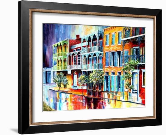 Rain in Old New Orleans-Diane Millsap-Framed Art Print