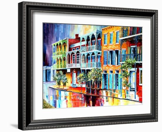 Rain in Old New Orleans-Diane Millsap-Framed Art Print