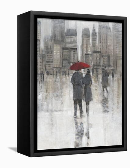 Rain in The City I-Tim OToole-Framed Stretched Canvas