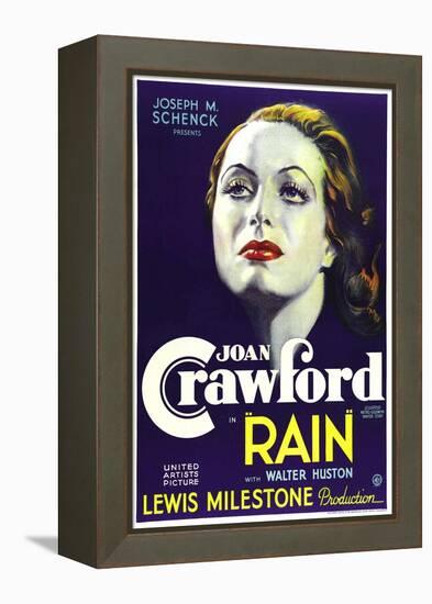 Rain, Joan Crawford, 1932-null-Framed Stretched Canvas