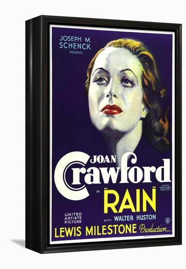 Rain, Joan Crawford, 1932-null-Framed Stretched Canvas