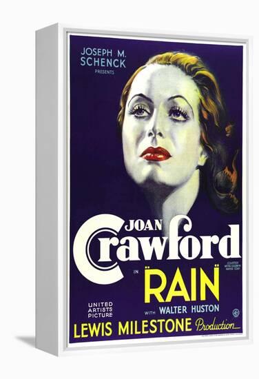 Rain, Joan Crawford, 1932-null-Framed Stretched Canvas