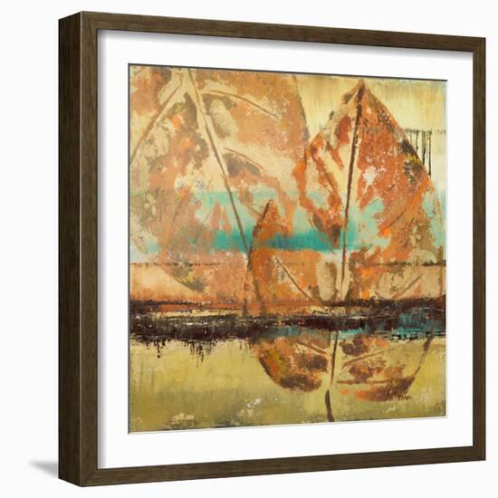 Rain Leaves II-Patricia Pinto-Framed Premium Giclee Print