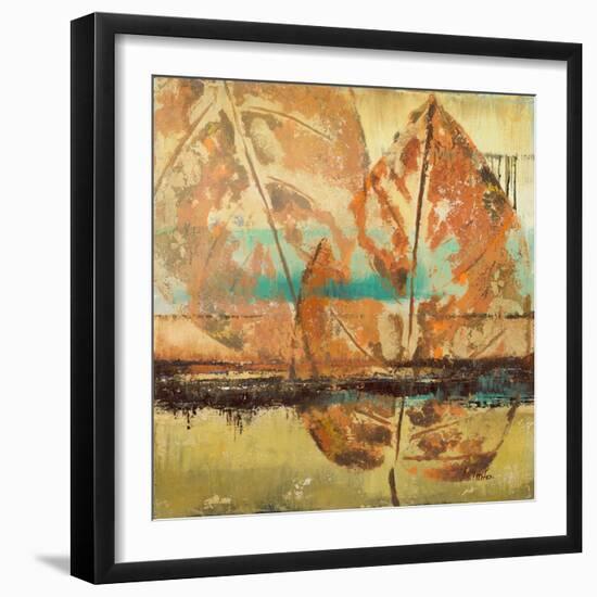 Rain Leaves II-Patricia Pinto-Framed Premium Giclee Print