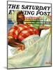 "Rain on Laundry Day," Saturday Evening Post Cover, June 15, 1940-Mariam Troop-Mounted Giclee Print