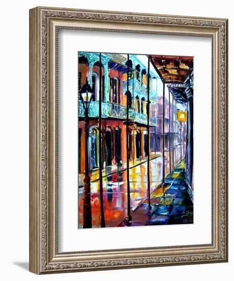 Rain on Royal Street-Diane Millsap-Framed Premium Giclee Print