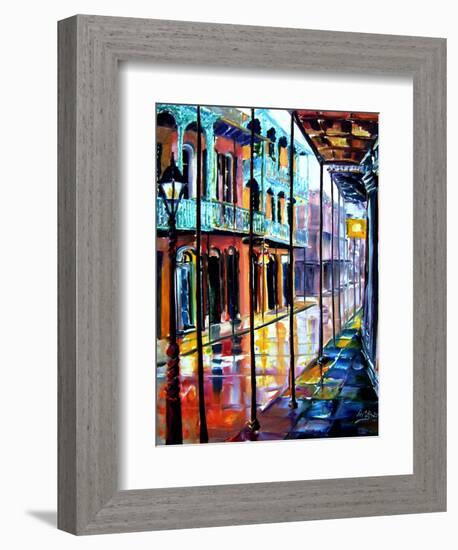 Rain on Royal Street-Diane Millsap-Framed Premium Giclee Print