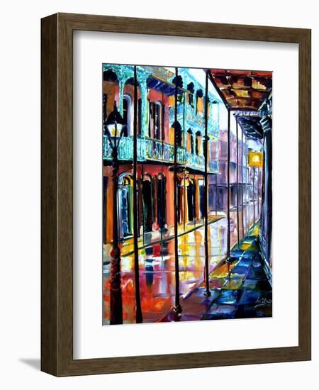 Rain on Royal Street-Diane Millsap-Framed Premium Giclee Print