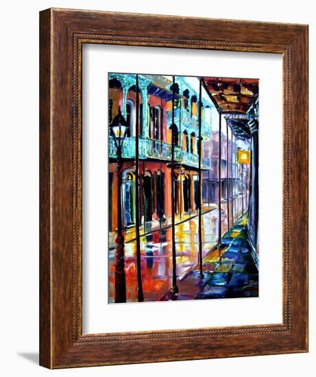 Rain on Royal Street-Diane Millsap-Framed Premium Giclee Print