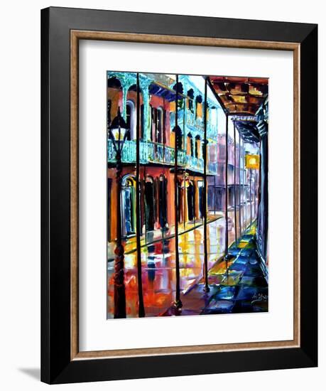 Rain on Royal Street-Diane Millsap-Framed Premium Giclee Print