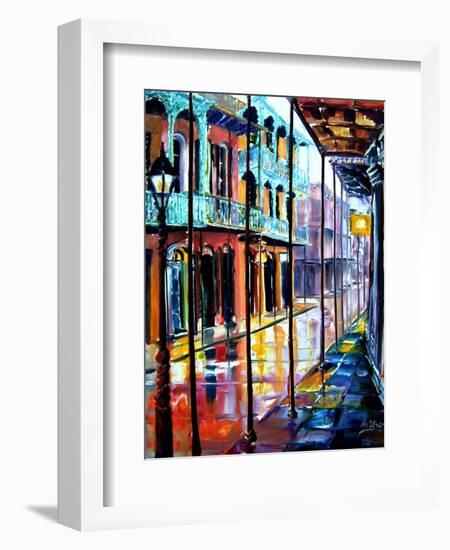 Rain on Royal Street-Diane Millsap-Framed Premium Giclee Print