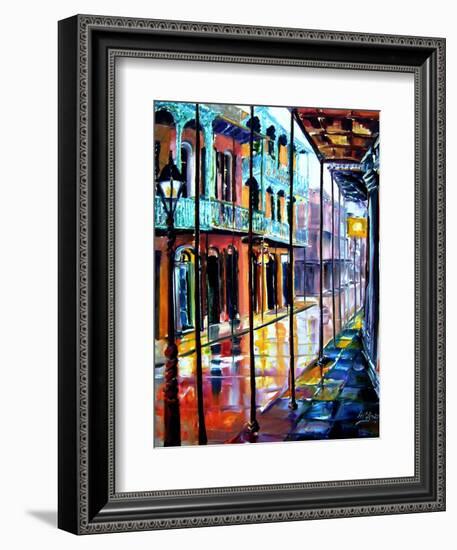 Rain on Royal Street-Diane Millsap-Framed Premium Giclee Print