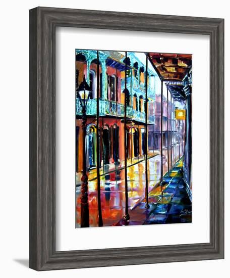 Rain on Royal Street-Diane Millsap-Framed Art Print