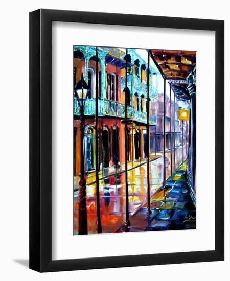 Rain on Royal Street-Diane Millsap-Framed Art Print