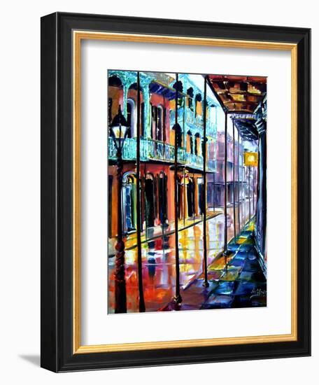 Rain on Royal Street-Diane Millsap-Framed Art Print