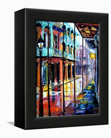 Rain on Royal Street-Diane Millsap-Framed Stretched Canvas