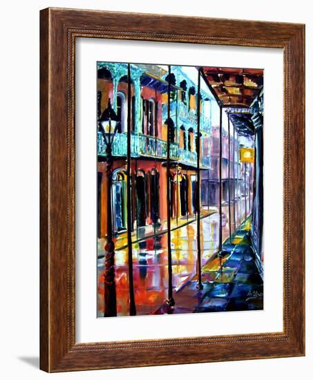 Rain on Royal Street-Diane Millsap-Framed Art Print