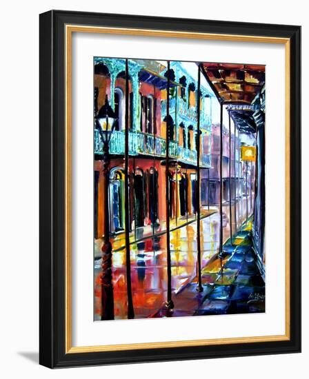 Rain on Royal Street-Diane Millsap-Framed Art Print