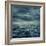 Rain over the Stormy Sea-egal-Framed Art Print