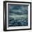 Rain over the Stormy Sea-egal-Framed Art Print