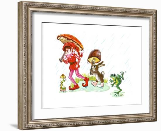 Rain Parade-Judy Mastrangelo-Framed Giclee Print