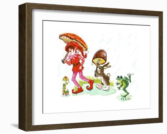 Rain Parade-Judy Mastrangelo-Framed Giclee Print