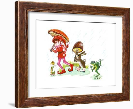 Rain Parade-Judy Mastrangelo-Framed Giclee Print