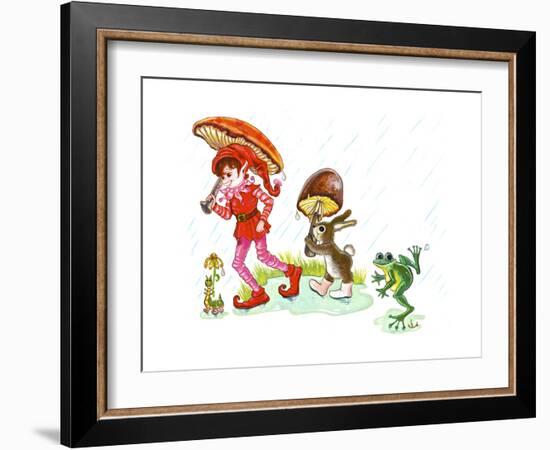 Rain Parade-Judy Mastrangelo-Framed Giclee Print