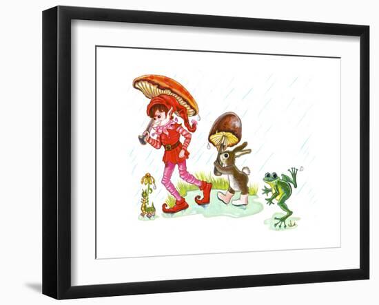 Rain Parade-Judy Mastrangelo-Framed Giclee Print