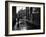 Rain Slicked Street Scene in Poor Section of City in Eastern US-Walker Evans-Framed Photographic Print