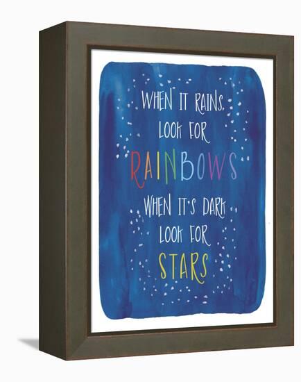 Rain-Stars-Erin Clark-Framed Premier Image Canvas