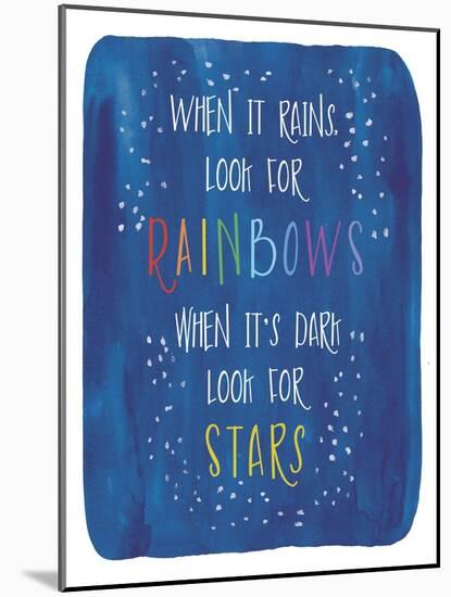 Rain-Stars-Erin Clark-Mounted Giclee Print