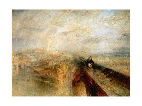 Rain Steam And Speed The Great Western Railway 1844 Giclee Print J M W Turner Art Com Rain Steam And Speed The Great Western Railway 1844 Giclee Print J M W Turner Art Com