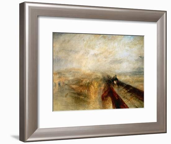 Rain, Steam And Speed "The Great Western Railway" 1844-JMW Turner-Framed Giclee Print