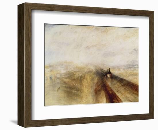 Rain, Steam, and Speed (The Great Western Railway), 1844-J. M. W. Turner-Framed Giclee Print