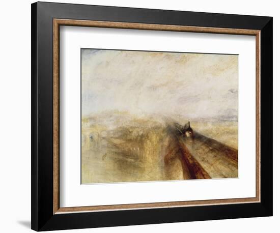 Rain, Steam, and Speed (The Great Western Railway), 1844-J. M. W. Turner-Framed Giclee Print