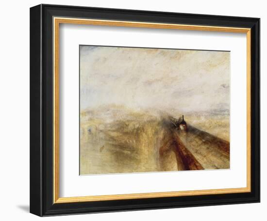 Rain, Steam, and Speed (The Great Western Railway), 1844-J. M. W. Turner-Framed Giclee Print