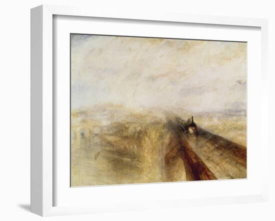 Rain, Steam, and Speed (The Great Western Railway), 1844-J. M. W. Turner-Framed Giclee Print