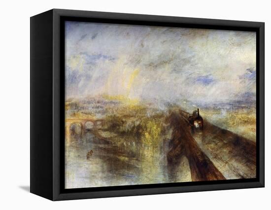 Rain, Steam and Speed - the Great Western Railway, C1844-J. M. W. Turner-Framed Premier Image Canvas