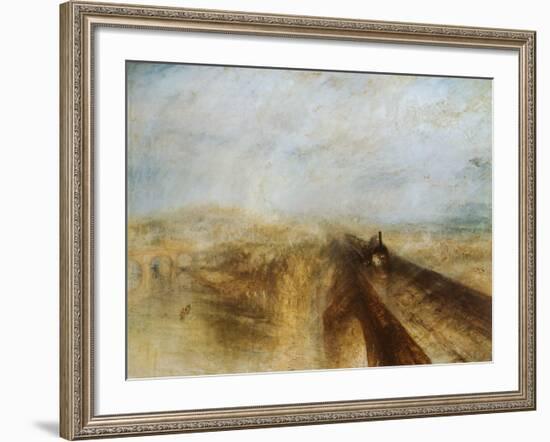 Rain, Steam and Speed-J M W Turner-Framed Art Print