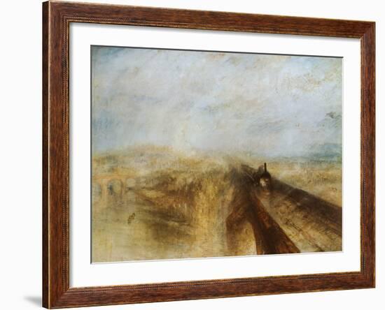 Rain, Steam and Speed-J M W Turner-Framed Art Print