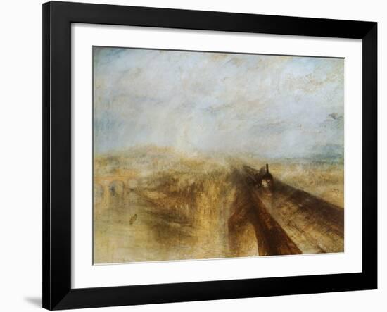 Rain, Steam and Speed-J M W Turner-Framed Art Print