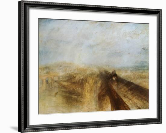 Rain, Steam and Speed-J M W Turner-Framed Art Print