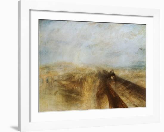 Rain, Steam and Speed-J M W Turner-Framed Art Print