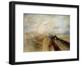 Rain, Steam, and Speed-J. M. W. Turner-Framed Giclee Print
