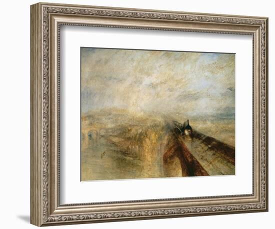 Rain, Steam, and Speed-J. M. W. Turner-Framed Giclee Print