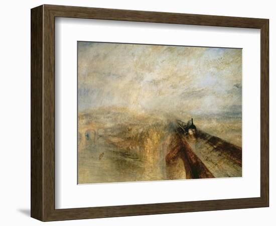 Rain, Steam, and Speed-J. M. W. Turner-Framed Giclee Print