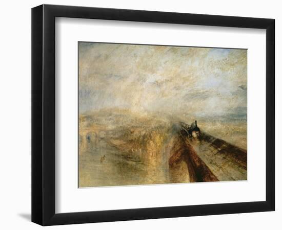 Rain, Steam, and Speed-J. M. W. Turner-Framed Giclee Print