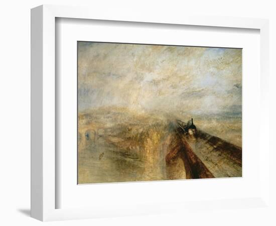 Rain, Steam, and Speed-J. M. W. Turner-Framed Giclee Print